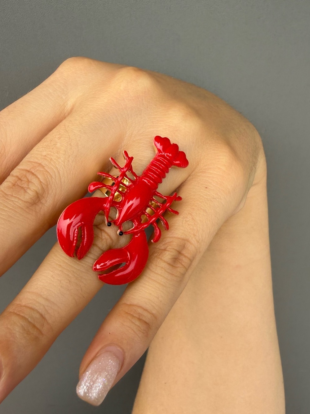Red Lobster Statement Ring - Picture 5 of 5